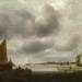 A Coast Scene with a Small Dutch Vessel Landing Passengers